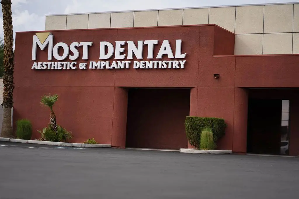 Most Dental building on Spring Mountain Road